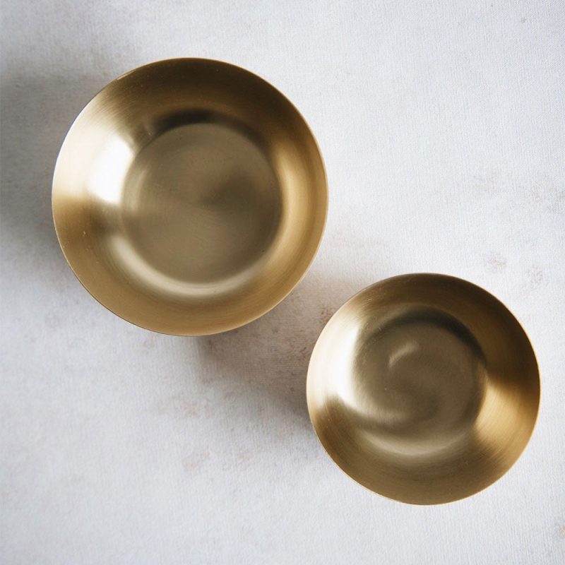 artisan brass bowl set1