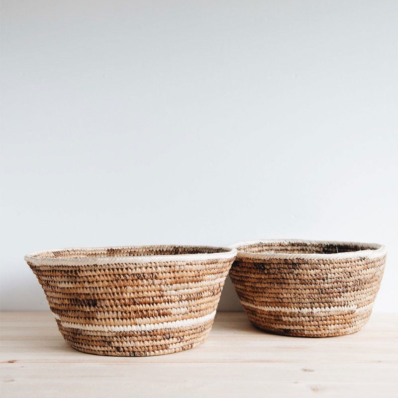 banana fiber table basket set