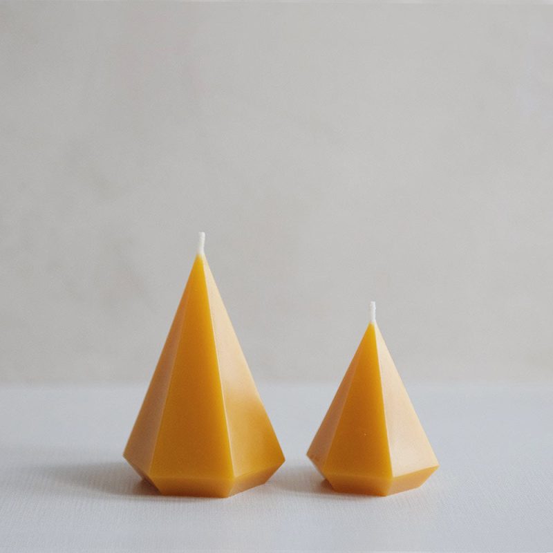 beeswax heaxagon candles