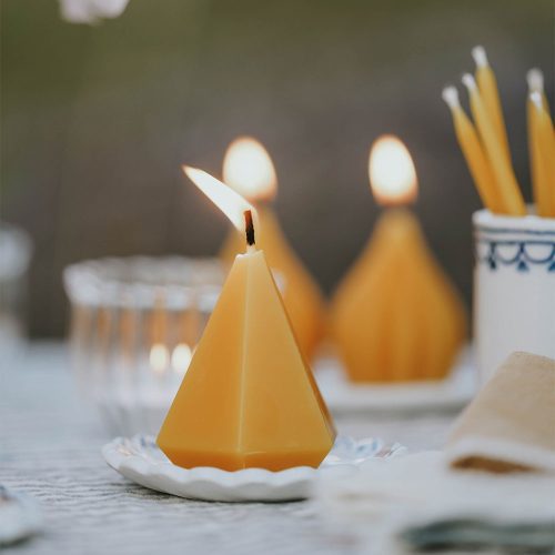 beeswax heaxagon candles4