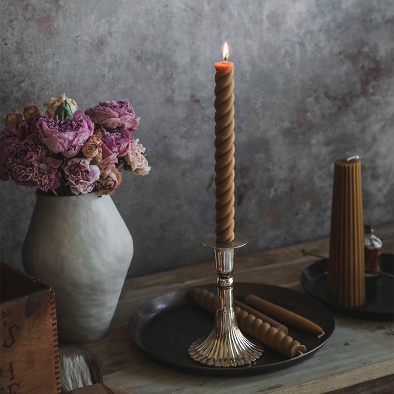 beeswax rope candle2