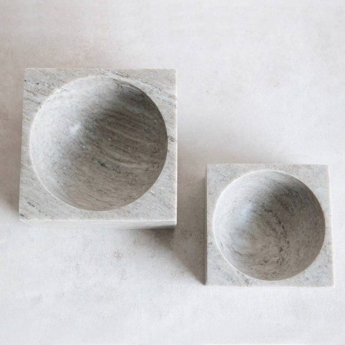 beige marble modern bowl