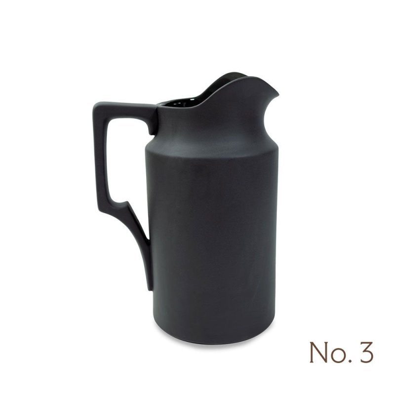 black ceramic pitcher 3