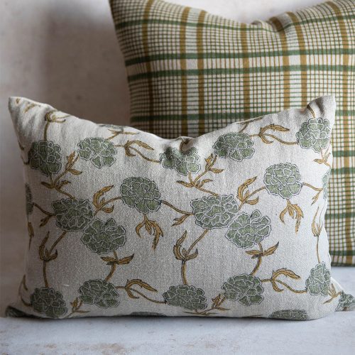 block print linen pillow cover13