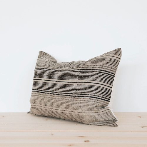 block printed pillow 01212