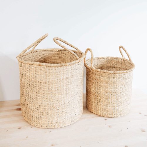 bolga hamper set no leather two handles 1