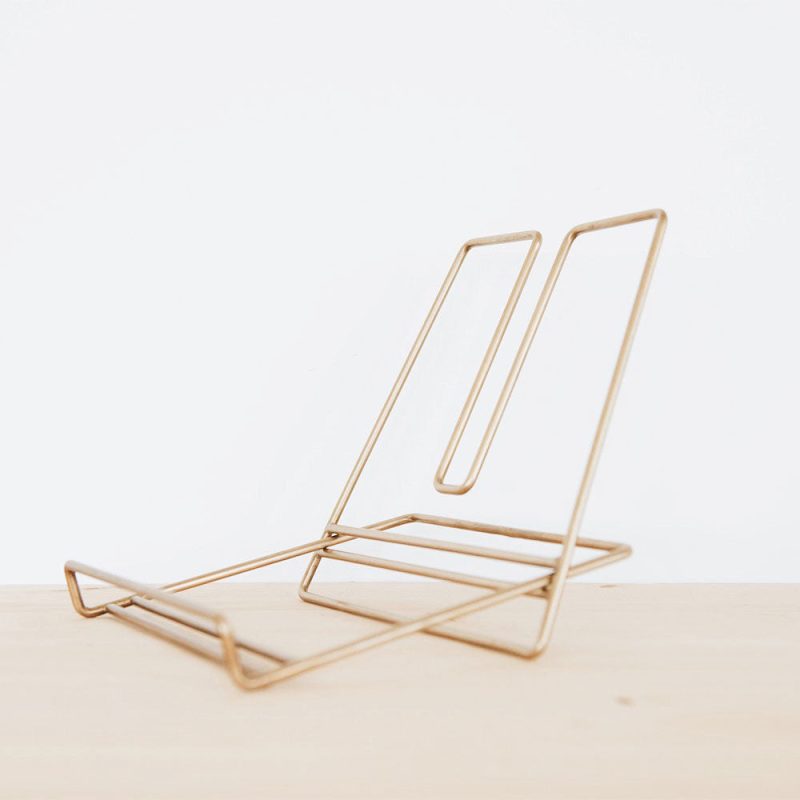 brass book stand