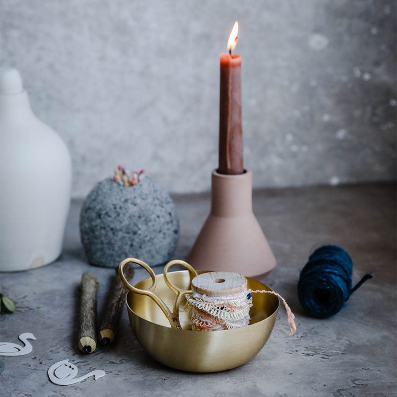 brass bowl set4