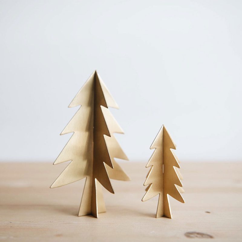 brass holiday trees1