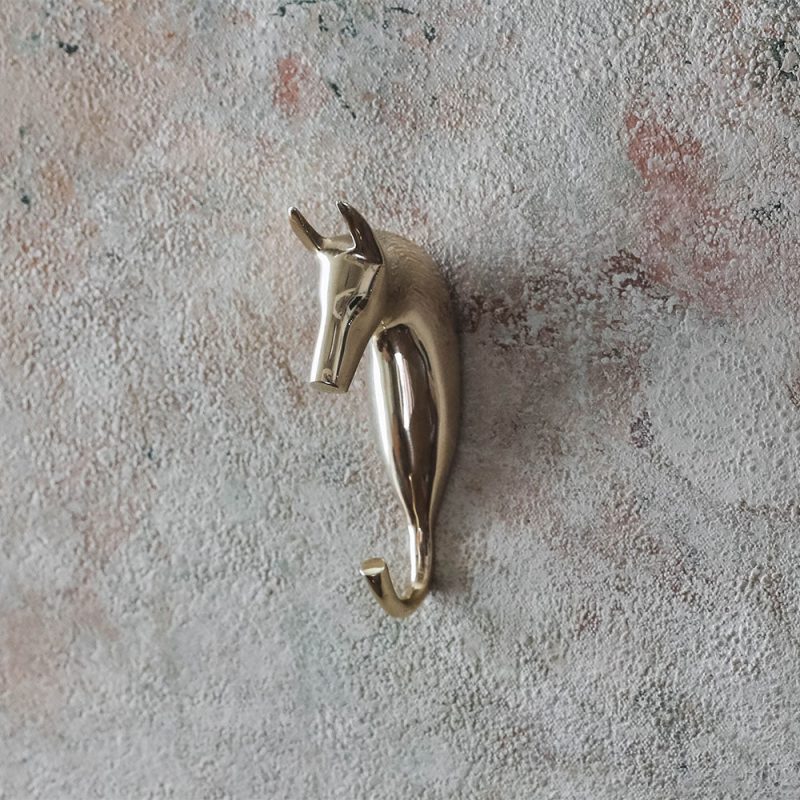 brass horse hook