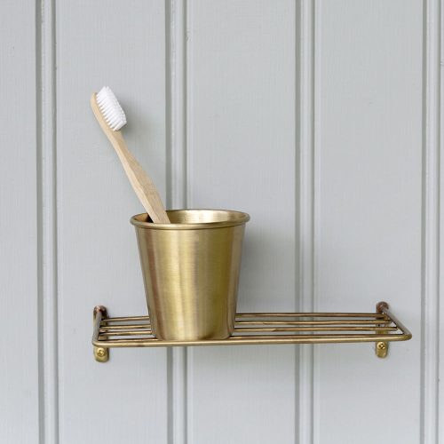 brass shelf cup