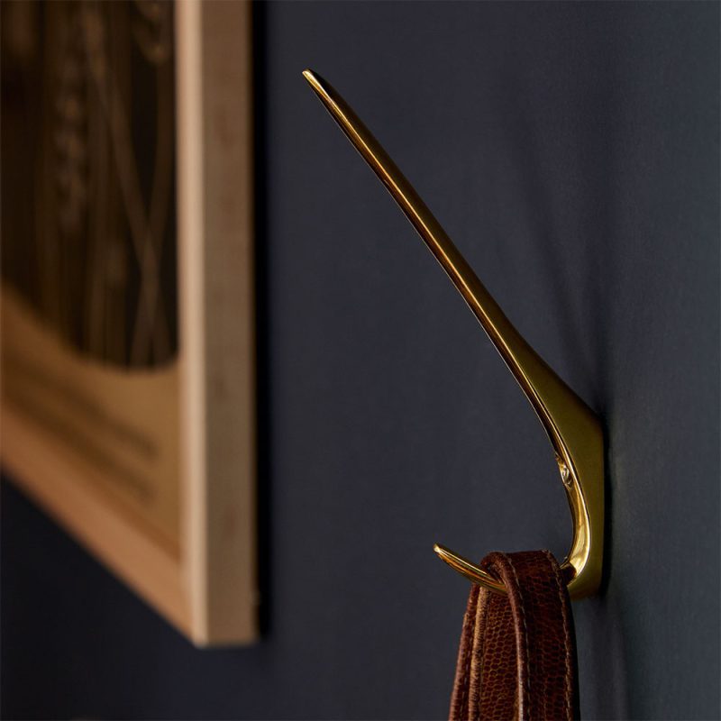 brass single hook