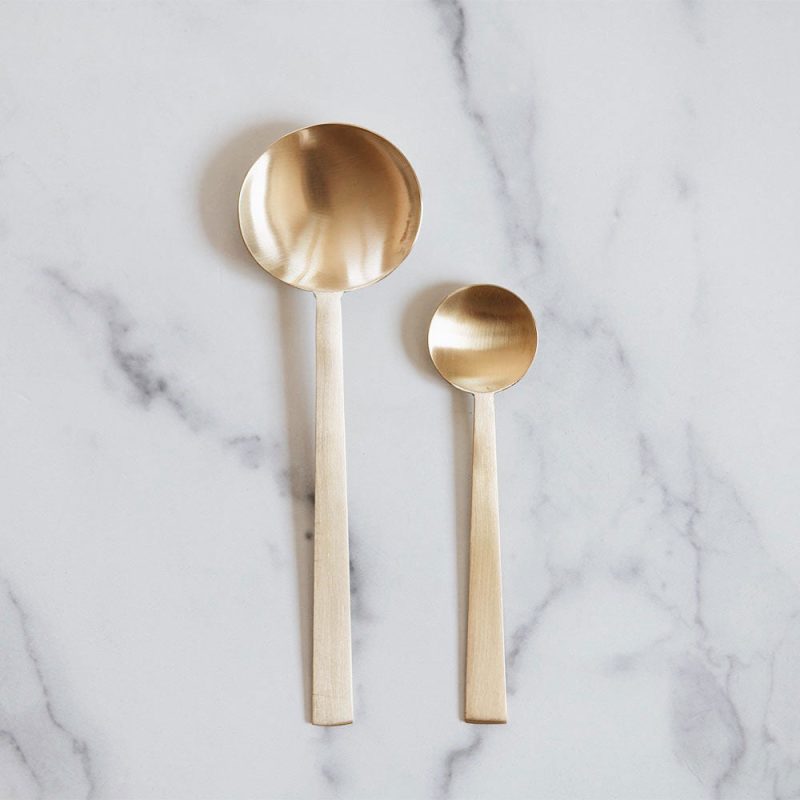 brass spoon set1