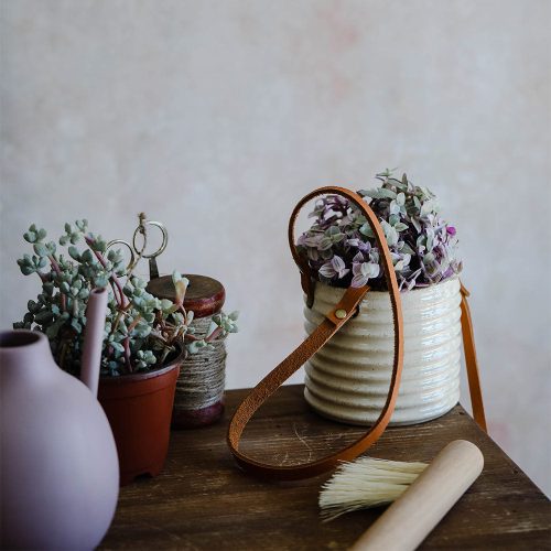 ceramic hanging planter natural3