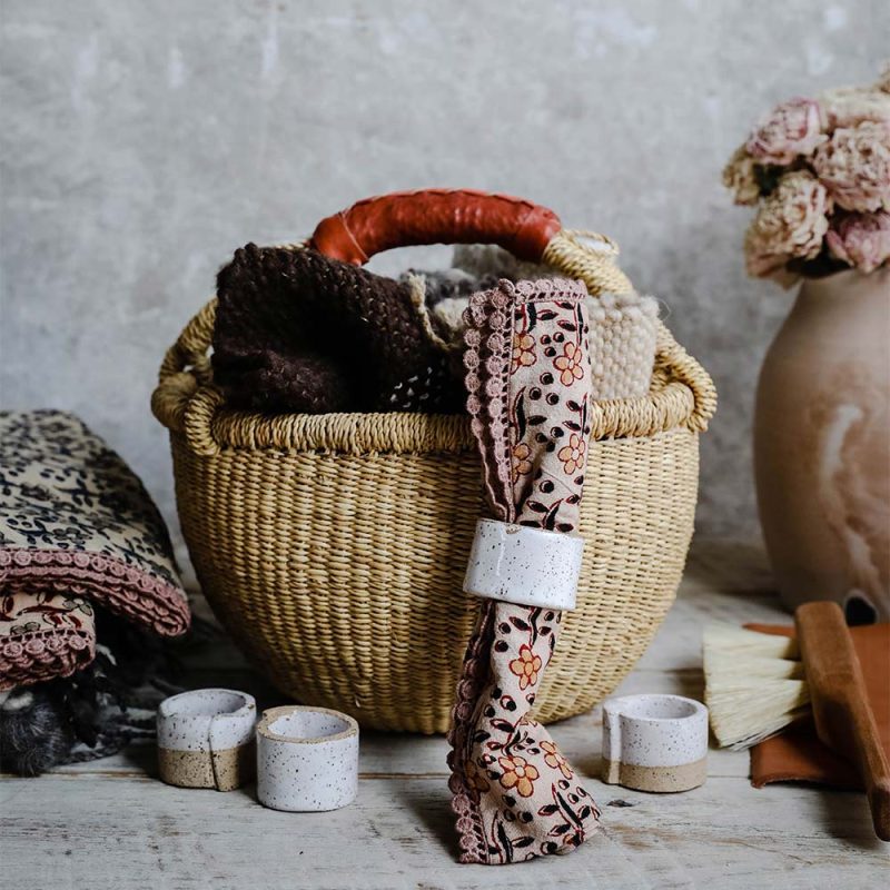 ceramic napkin ring