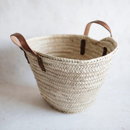 classic palm leaf basket1