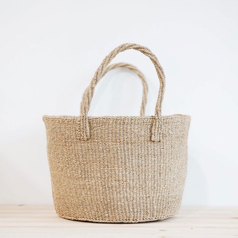 classic sisal shopper sand