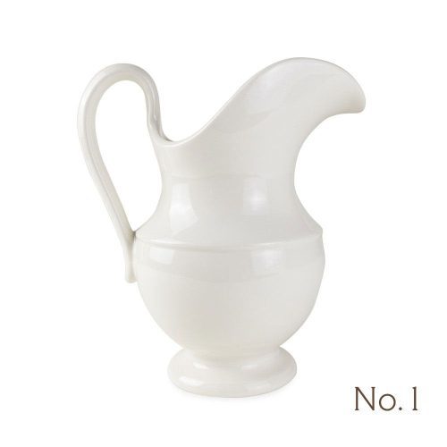 creamware ceramic pitcher small 1