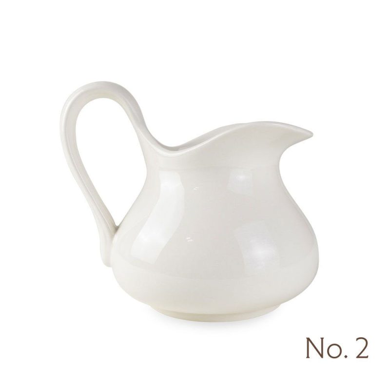 creamware ceramic pitcher small 2