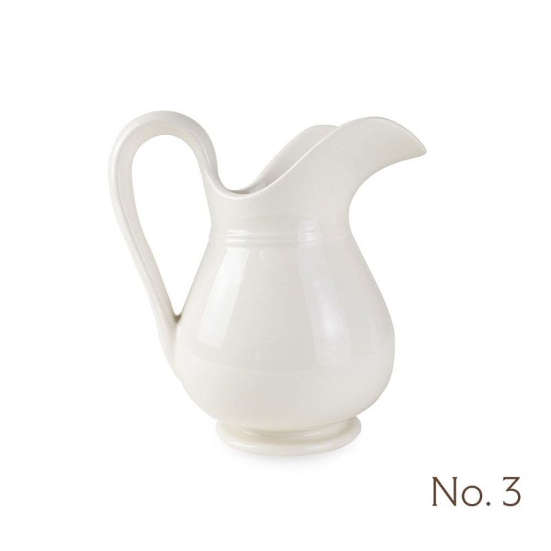 creamware ceramic pitcher small 3