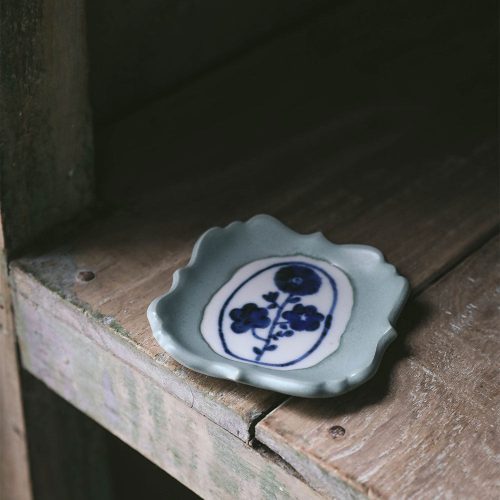 hand painted ceramic tray petite3