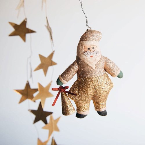 handmade santa ornament