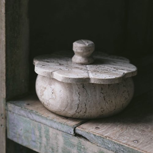 lidded travertine canisters3