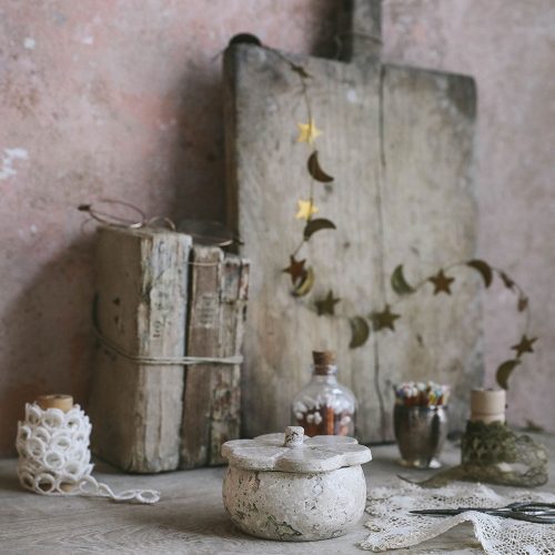 lidded travertine canisters9