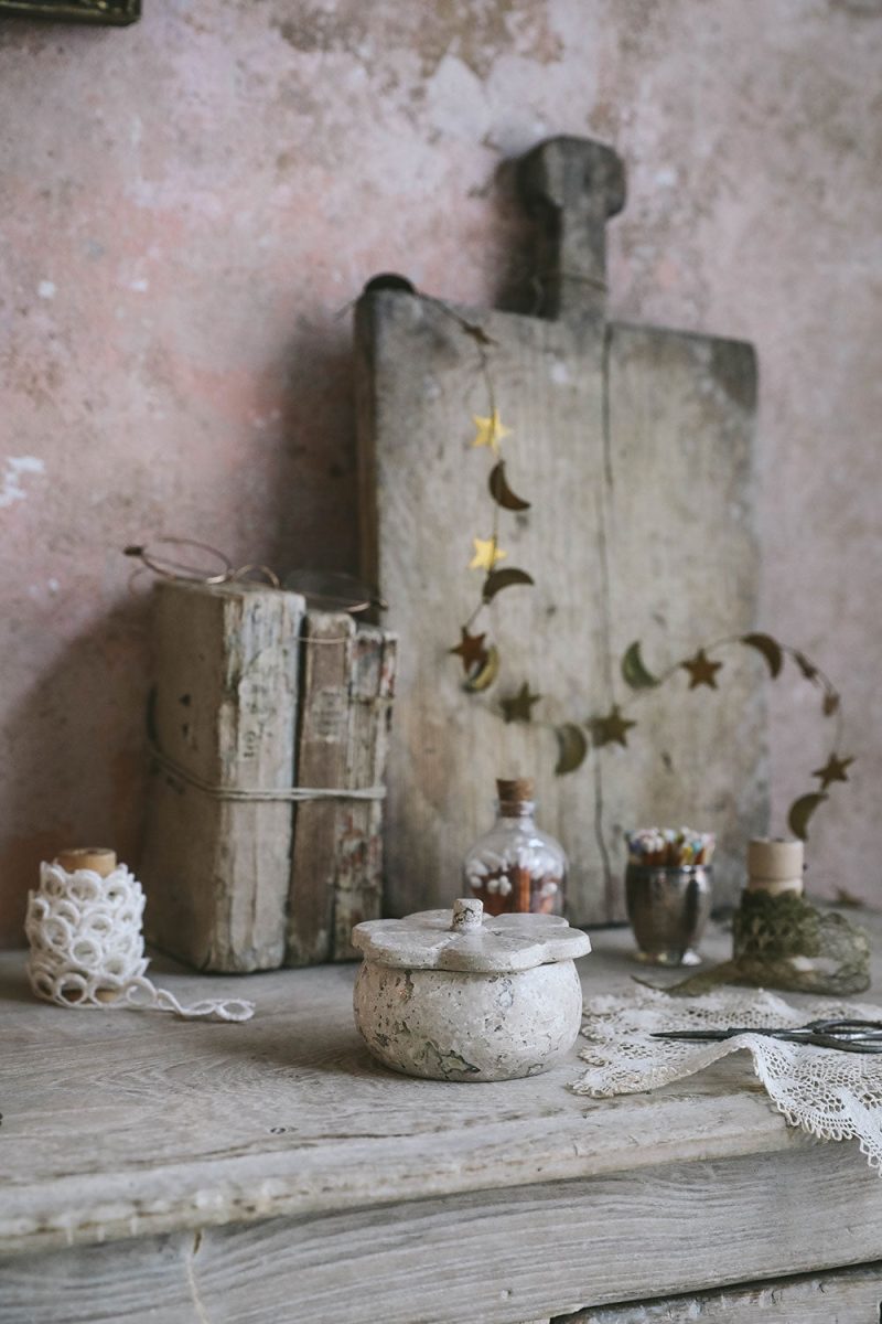 lidded travertine canisters9