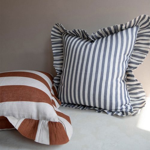 linen pillow cover stone blue stripe3