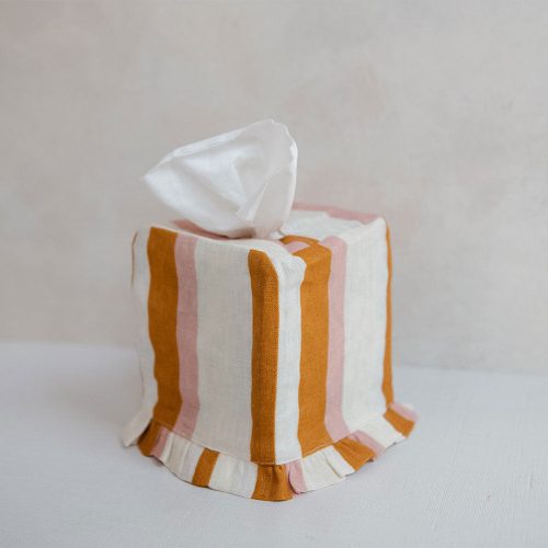 linen tissue cover ochre blush1