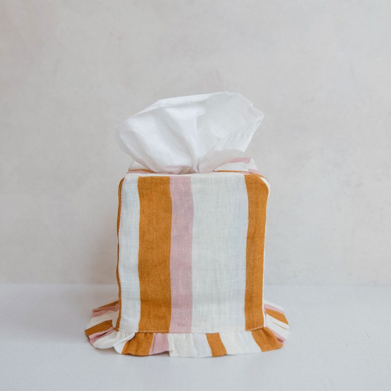 linen tissue cover ochre blush2