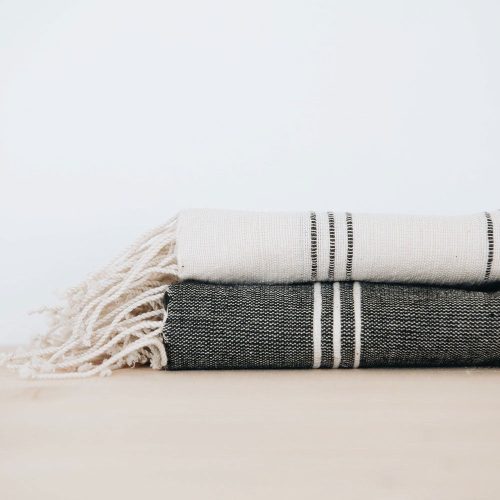 livingston hand towel charcoal