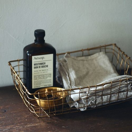 malleable brass wire basket1