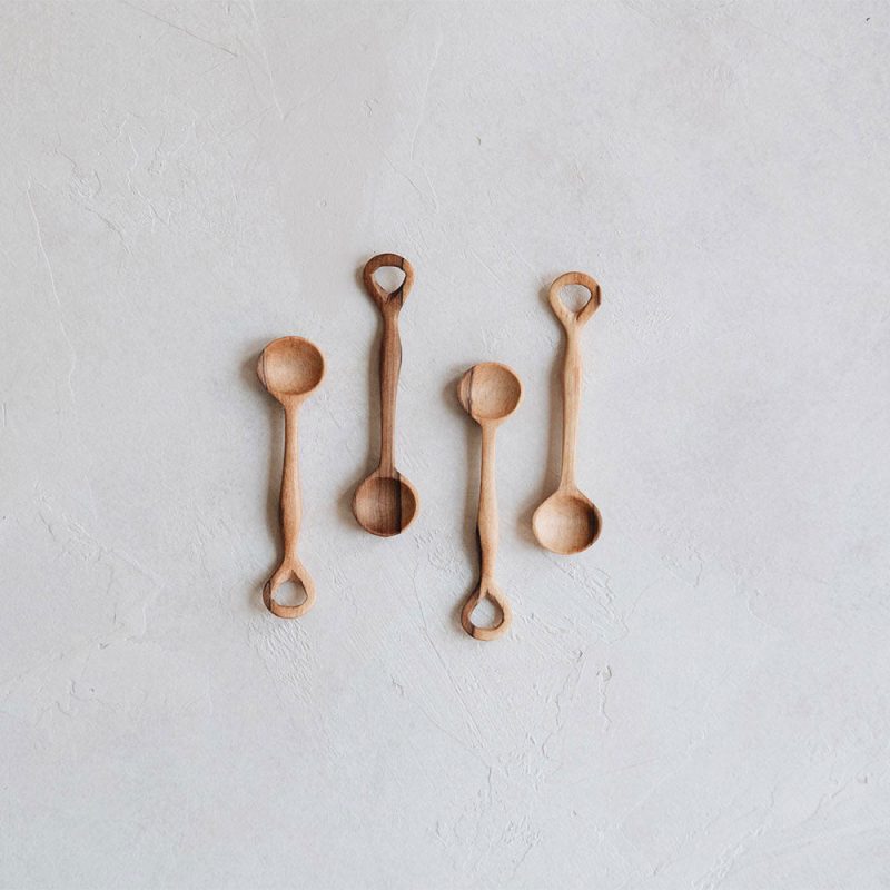 mini wooden spoon set