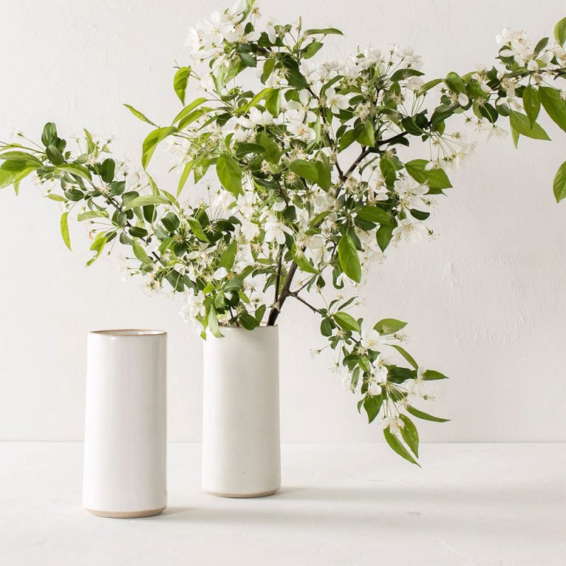 minimal classic stoneware vase tall1