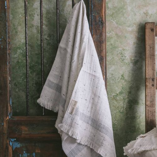 muslin towel grey