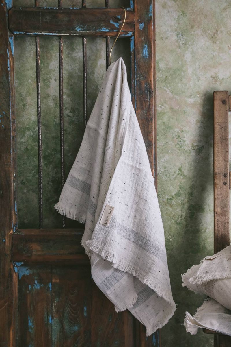 muslin towel grey