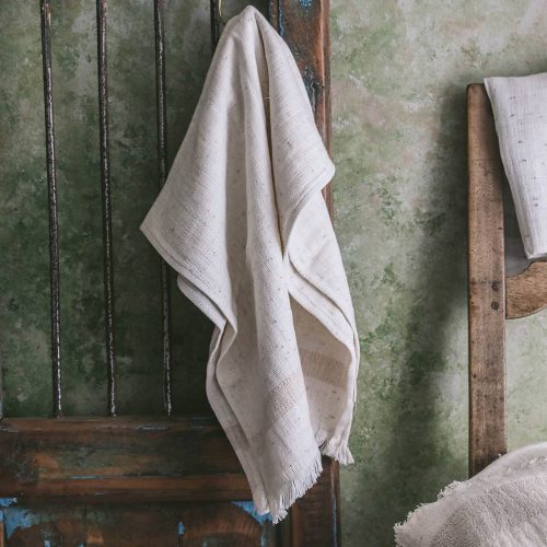 muslin towel natural