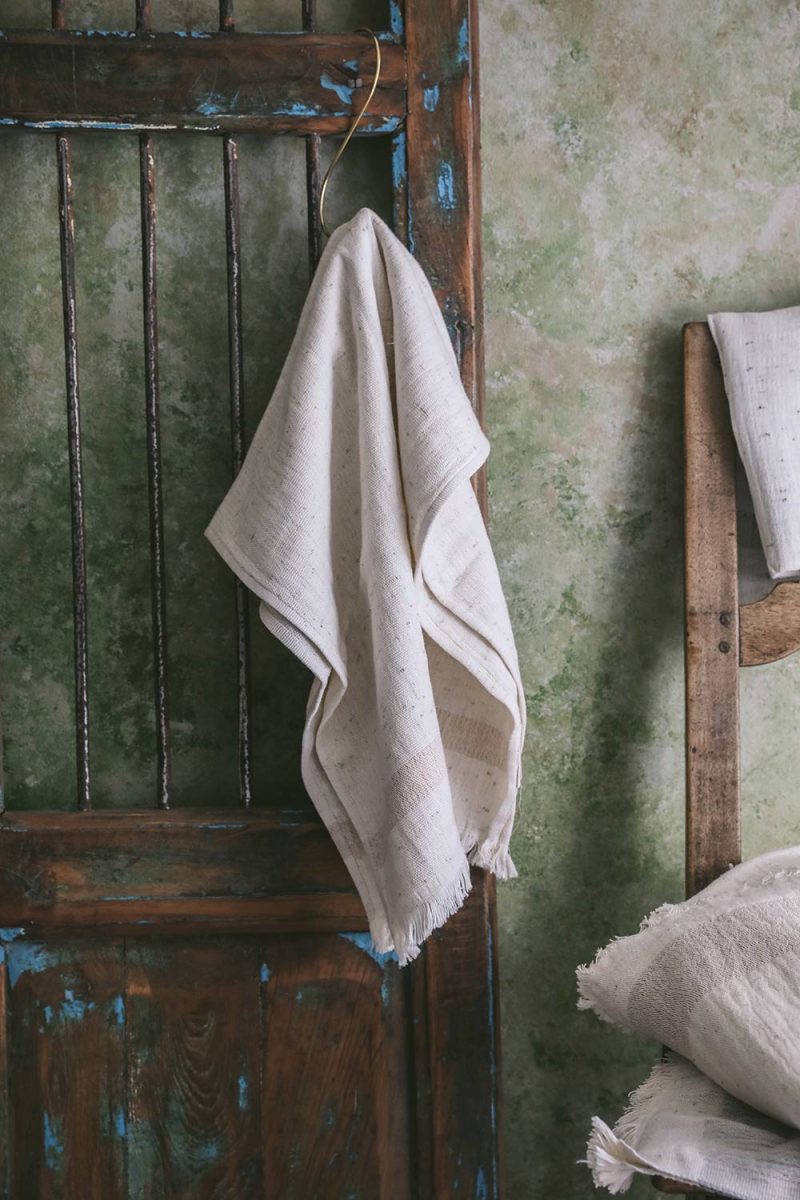 muslin towel natural