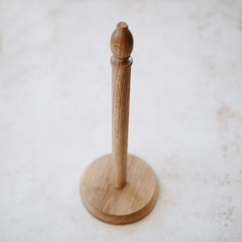 oak paper towel holder1