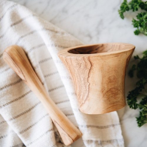 olive wood pestle and mortar1