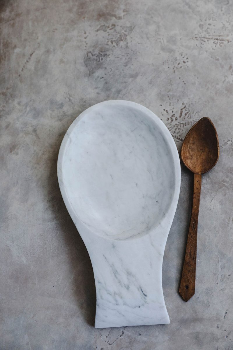 oversized marble spoon rest light