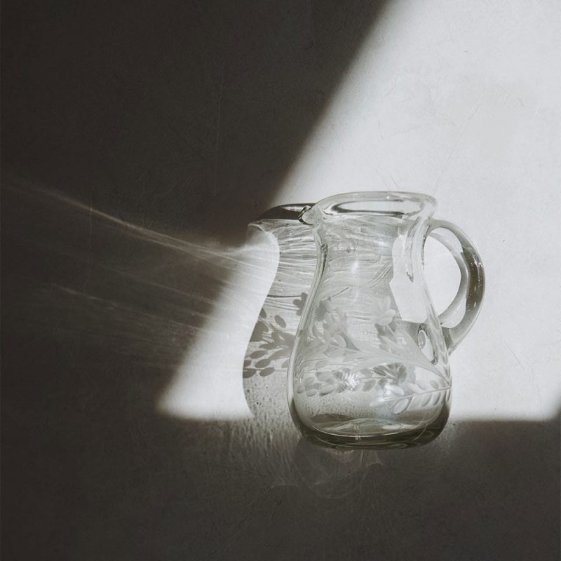 petite etched glass pitcher3