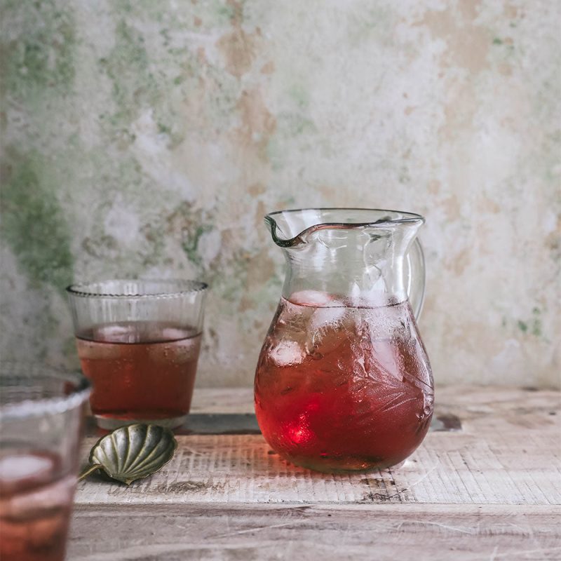 petite etched glass pitcher4