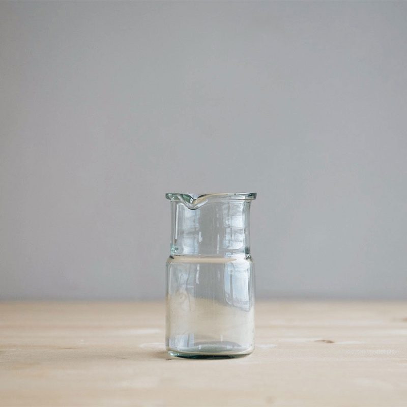 petite recycled glass carafe2