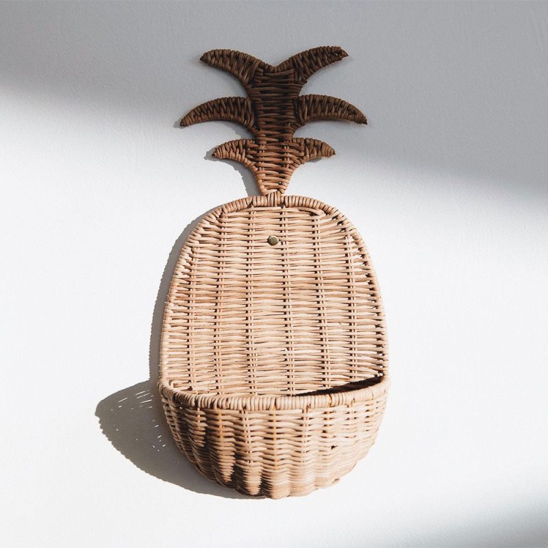 pineapple wall basket1