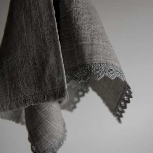 pointelle lace napkins grey2 1