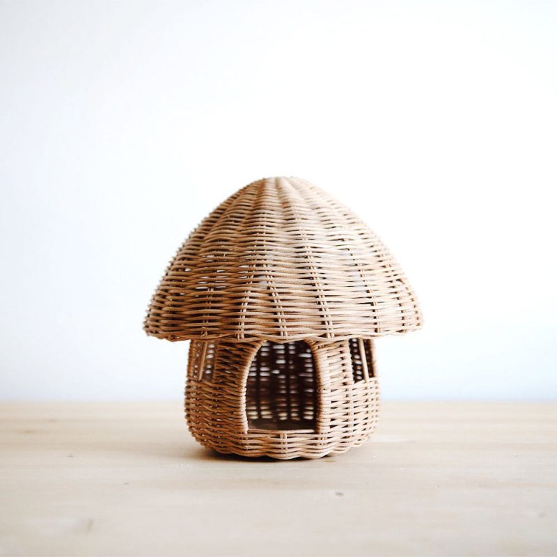 rattan mushroom house