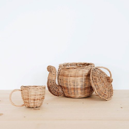 rattan tea set1